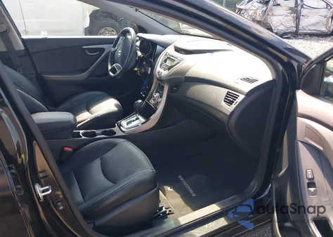 2012 Hyundai Elantra Limited (Ulsan Plant) из США, поврежденный, VIN KMHDH4AE1CU378381